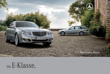 Die E-Klasse. - Mercedes-Benz