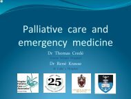 Pallia ve care and emergency medicine - Hospice Palliative Care ...