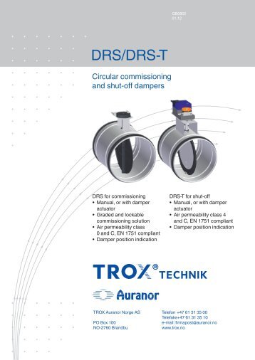 LÃV-R DRS/DRS-T - TROX Auranor Norge as