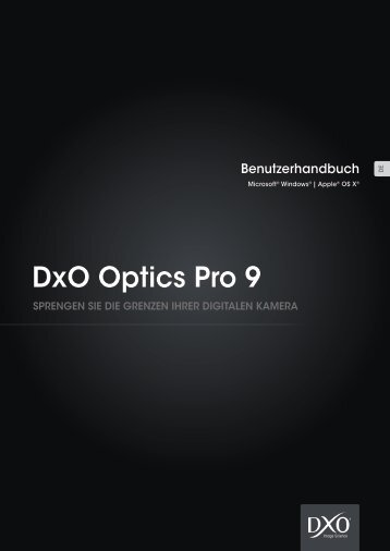 DxO Optics Pro 9 - DxO Labs
