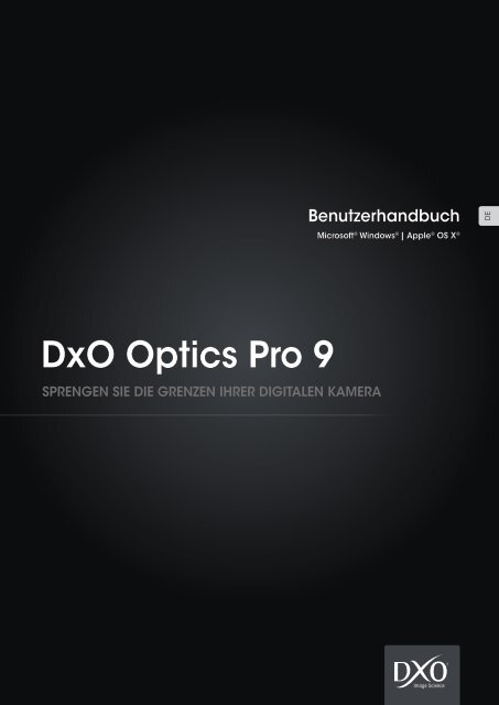 DxO Optics Pro 9 - DxO Labs