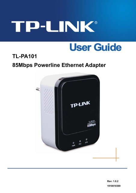 TL-PA101_User Manual - TP-Link