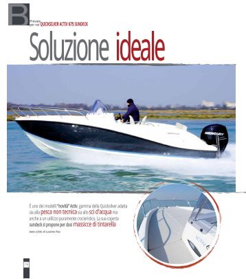 Prova Activ 675 Sundeck - Rivista: Barche - Quicksilver Boats