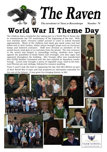 More photos of our World War II Theme Day - Yarm School