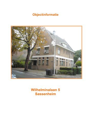 Wilhelminalaan 5 Sassenheim