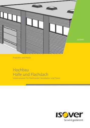 Katalog Halle und Flachdach - Isover