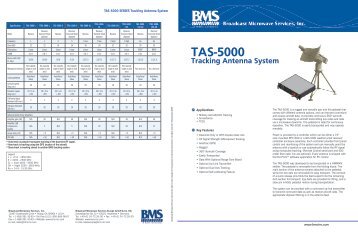 TAS-5000 Datasheet - Broadcast Microwave Services