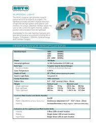 Surgical Light-spec sheet - World Medical Equipment