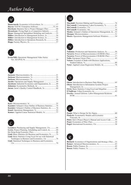 Table of contents - McGraw-Hill Books