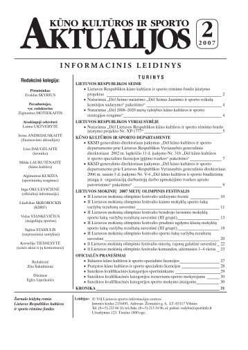 Nr. 2 - Lietuvos sporto informacijos centras