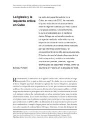 La Iglesia y la izquierda crÃ­tica en Cuba - Nueva Sociedad