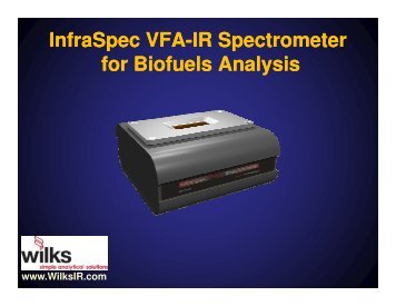 InfraSpec InfraSpec VFA-IR Spectrometer IR Spectrometer for ...