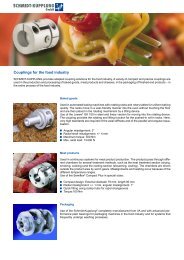 Couplings for the food industry - SCHMIDT-KUPPLUNG