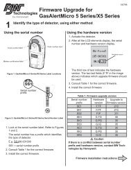 Firmware Upgrade for GasAlertMicro 5 Series/X5 Series - BW ...