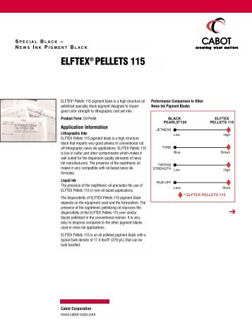 elftex® pellets 115 special black - Cabot Corporation