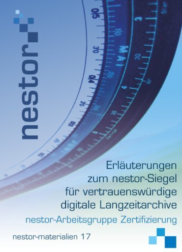 Erläuterungen zum nestor-Siegel - Deutsche Nationalbibliothek