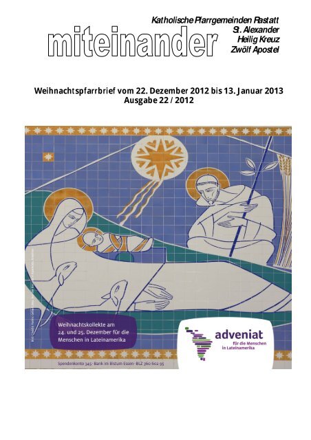 Pfarrbrief Nr. 2012-22 - Kath-Rastatt