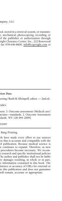 Ruth M. Kleinpell, PhD, RN-CS, FAAN, FAANP - Springer Publishing