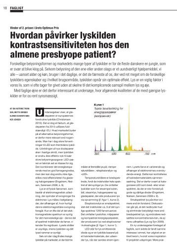 Hvordan pÃ¥virker lyskilden kontrastsensitiviteten hos den almene ...