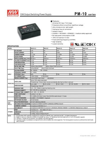 Datasheet - Elfa