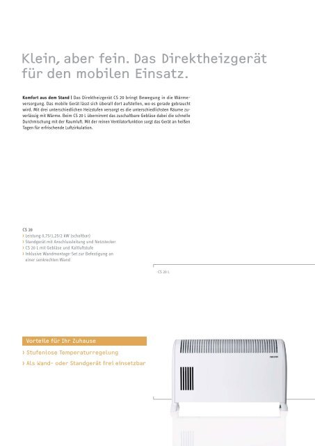 Komfort - STIEBEL ELTRON Ãsterreich