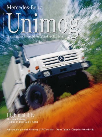 systems go with Unimog | IFAT review | New - Mercedes-Benz
