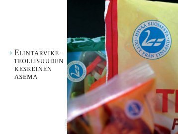 Elintarviketeollisuuden keskeinen asema [pdf, 872 kt] - MTK