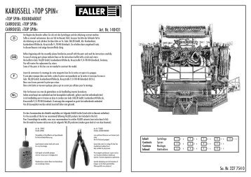 140431 Anleitung - Faller