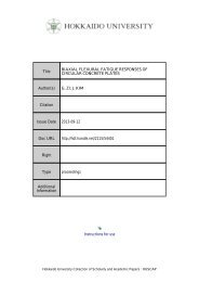 BIAXIAL FLEXURAL FATIGUE RESPONSES OF CIRCULAR ...