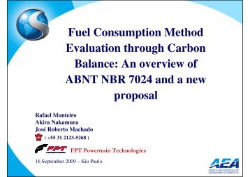 Fuel Consumption Method Evaluation through Carbon Balance: An ...