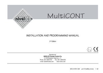 MultiCONT PRW-100 small display - Nivelco Process Control Co., Inc.