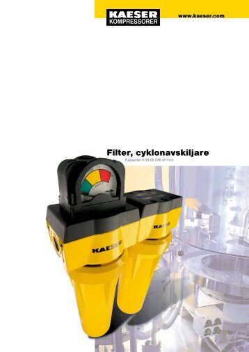 Filter, cyklonavskiljare - Kaeser Kompressorer AB