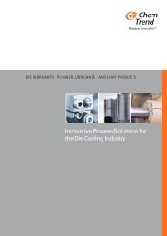 Innovative Process Solutions for the Die Casting ... - Chem-Trend