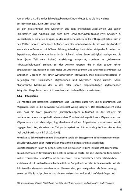 Schlussbericht (PDF) - Nationales Forum Alter und Migration