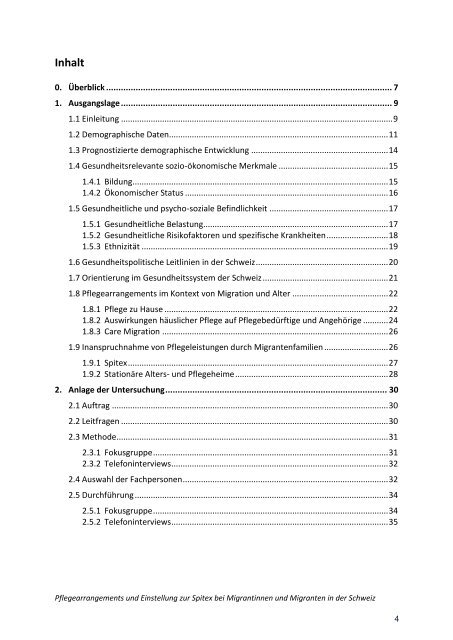 Schlussbericht (PDF) - Nationales Forum Alter und Migration