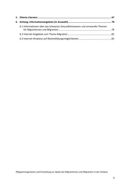 Schlussbericht (PDF) - Nationales Forum Alter und Migration