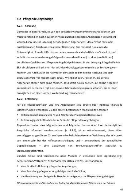 Schlussbericht (PDF) - Nationales Forum Alter und Migration