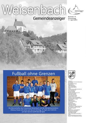 Gemeindeanzeiger 15/2013 Seite 17 - weisenbach.de