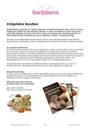 Marathon-Brot - Confiserie Bachmann