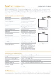 Specifiche Tecniche - Promethean Planet