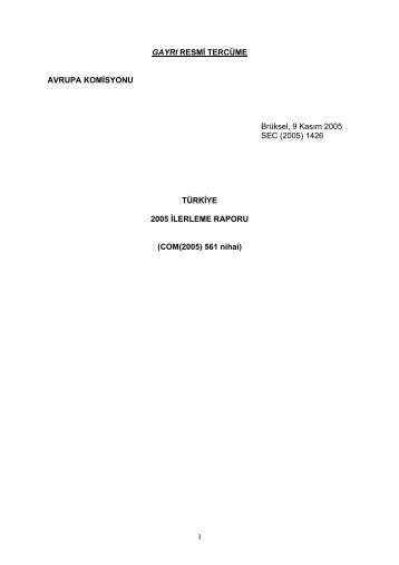 Bölüm 1: Malların serbest dolaşımı