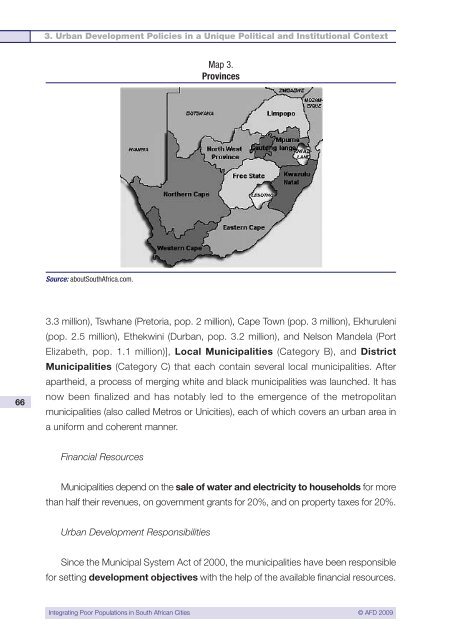 Integrating Poor Populations in South African Cities - Agence ...