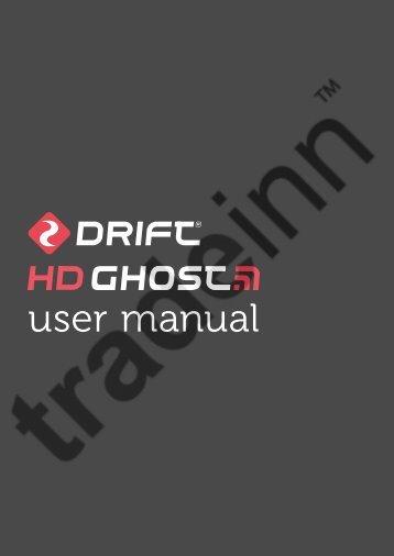 Drift HD Ghost Manual - Scubastore