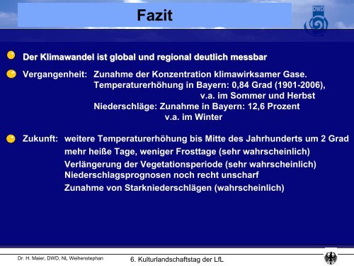 Klimaprognose 2050