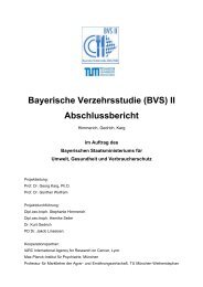 Bayerische Verzehrsstudie (BVS) II Abschlussbericht - VIS Bayern