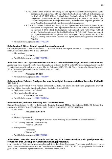 PDF Neukatalogisate 01. Dezember 2013 - Zentralbibliothek der ...