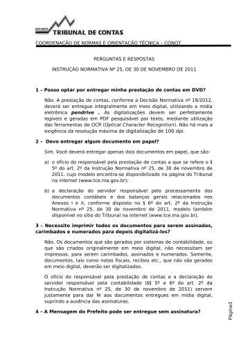 Perguntas e Respostas - Tce.ma.gov.br