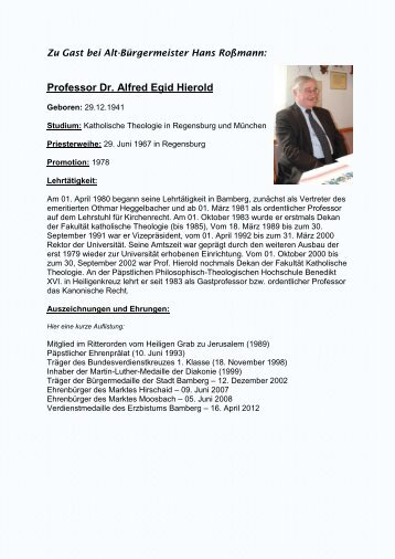 Interview mit Prof. Dr. Alfred Egid Hierold - CSU Ortsverband ...