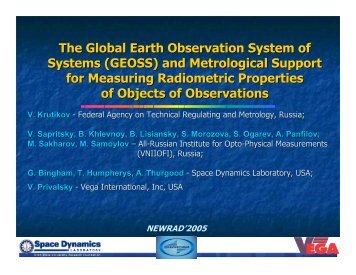 The Global Earth Observation System of Systems ... - PMOD/WRC