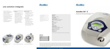 AutoSet CSÃ¢Â„Â¢ 2 une solution intÃƒÂ©grale - ResMed